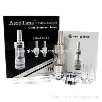 2014 New Kanger Adjustable Air Flow Clearomizer Aerotank with Pyrex Glass
